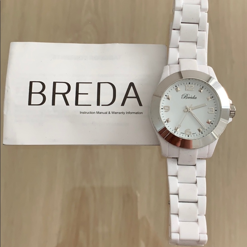 Breda watch white